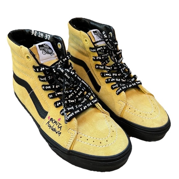 VANS Bonita Applebum Suede High Top Sneakers, Women’s 7.0 Men’s 5.5 like new - Picture 1 of 10